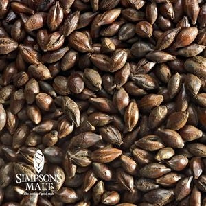 Malt Type:
Roasted Malt
Grain Origin:
United Kingdom
Wort Color:
488.1-713.1° Lovibond (1301-1902 EBC)
Moisture:
0.035
Usage:
Up to 10%
Simpsons Roasted Barley is a quintessential ingredient for Irish Dry Stouts. Slight bitterness, with roasted and coffee flavor notes make this the perfect malt for the darkest beers.